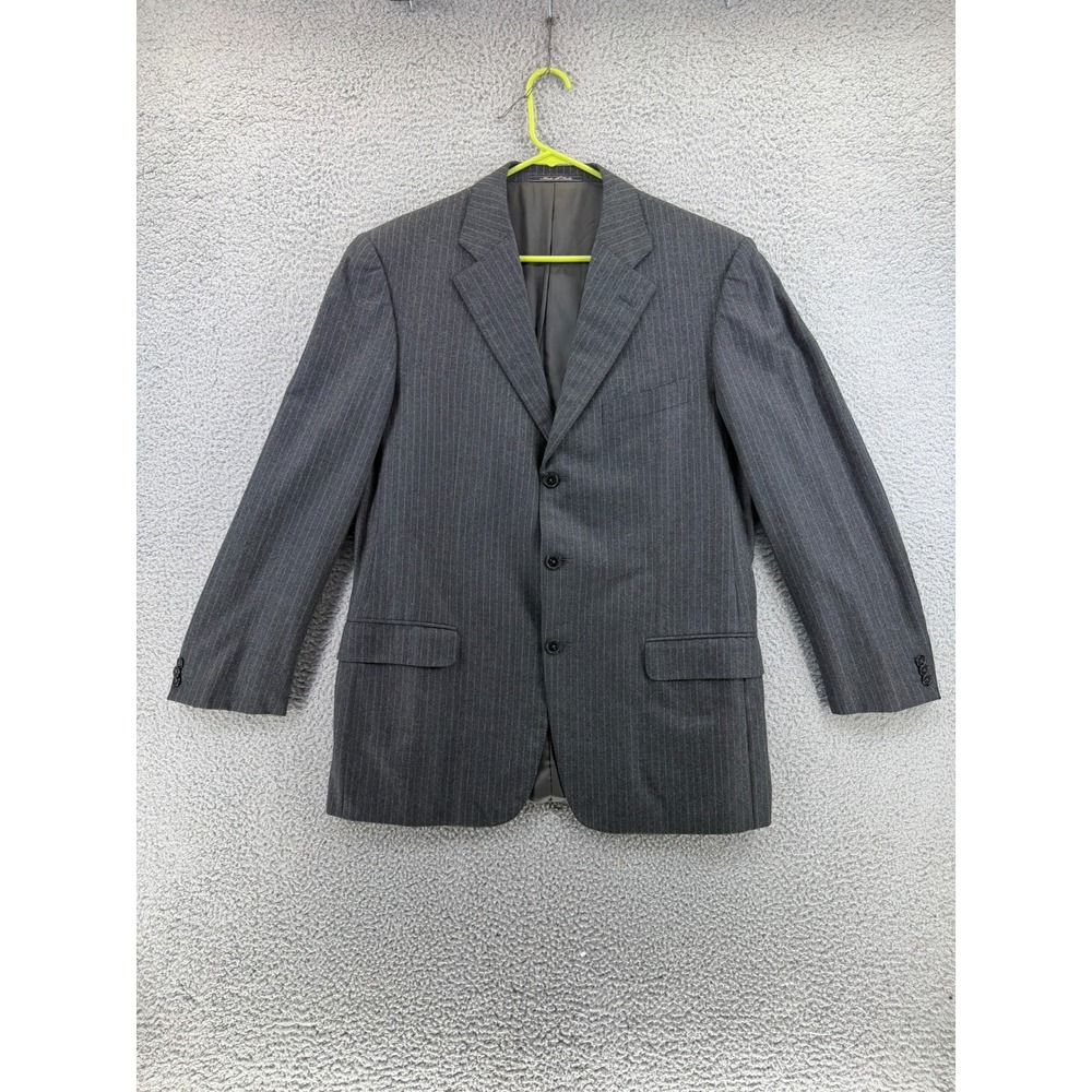Ermenegildo Zegna Gray 100% Wool Blazer Sport Coat Men's 56 IT / 46R US Regular
